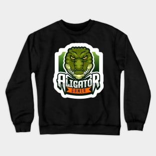 Aligator Head Crewneck Sweatshirt